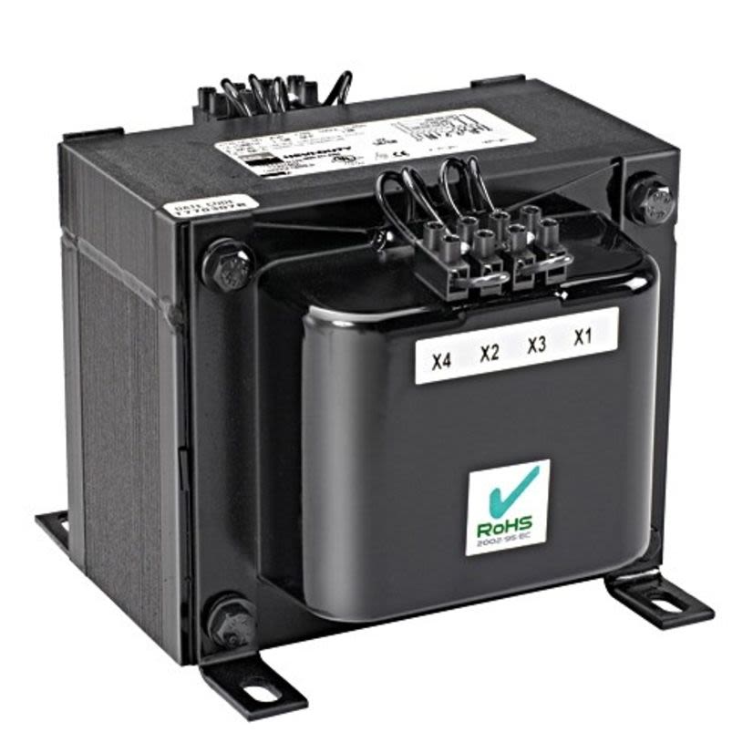 Emerson Electric SolaHD CE1000MH ICE International Encapsulated Control Transformer, 208/240/415/480/600 VAC Primary, 120/240 VAC Secondary, 1 kVA Power Rating, 50/60 Hz, 1 Phase